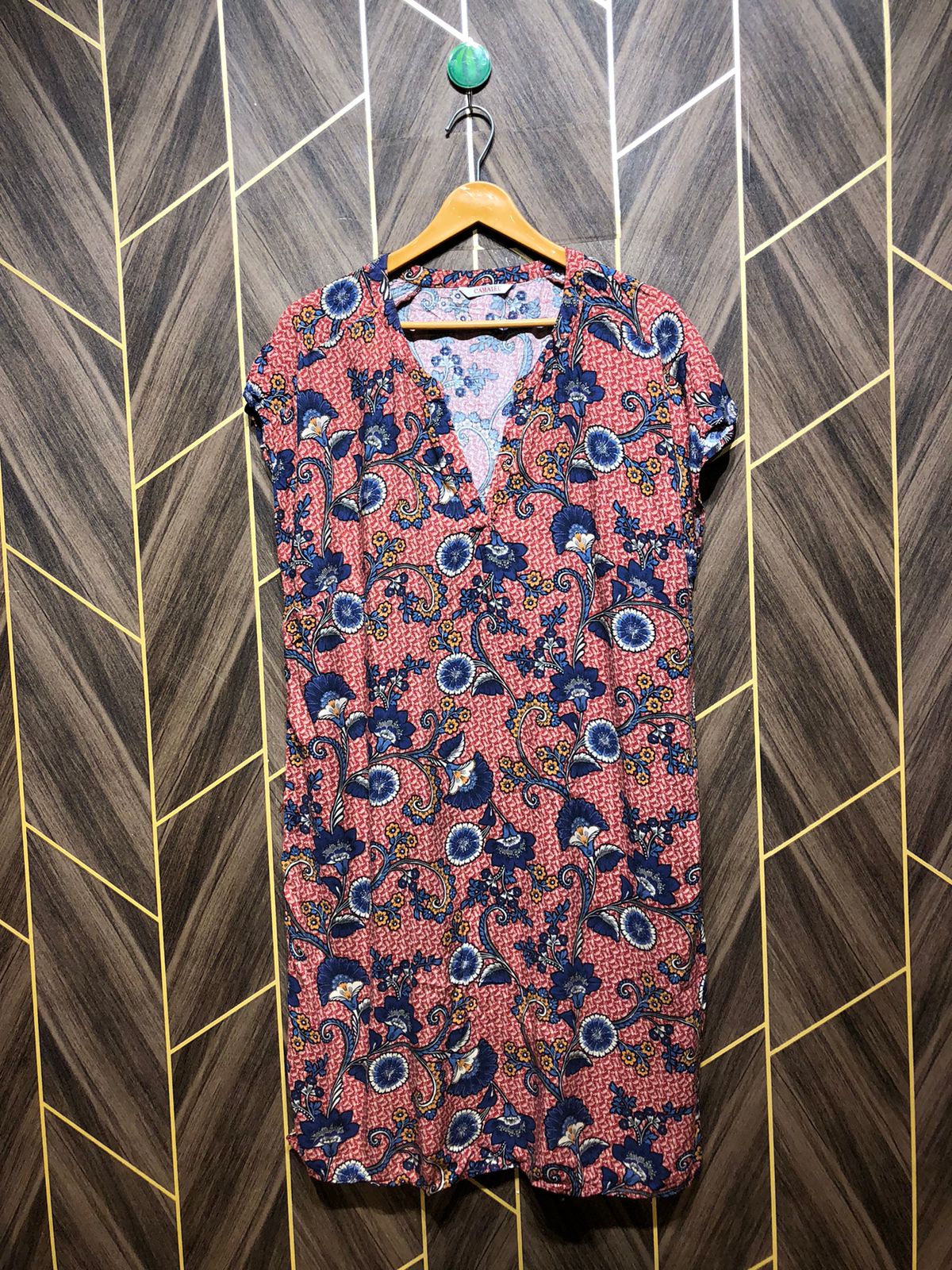 Women Long Shirt Linen X Large | Chest 21 | Length 39
