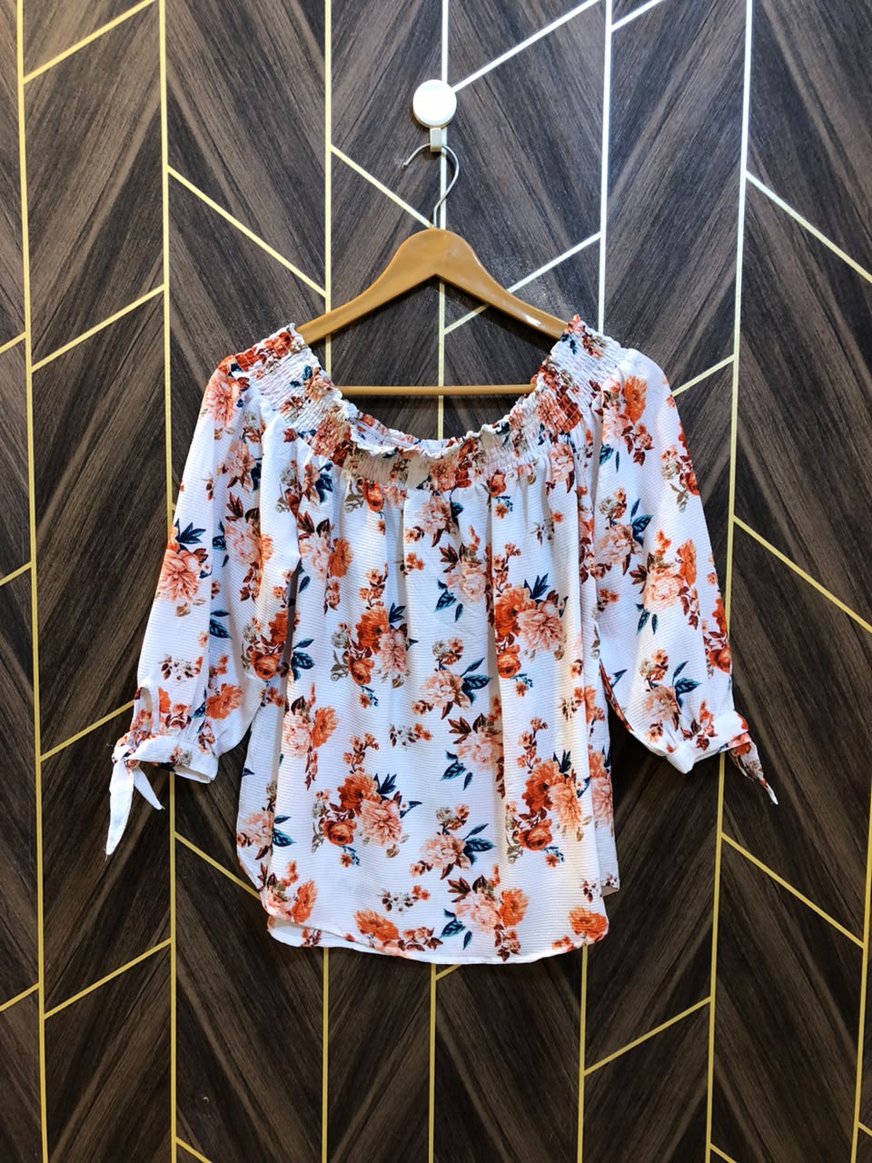 Western Top Chiffon – X-Sm all Size (Chest: 17, Length: 23  )