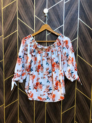 Western Top Chiffon – X-Sm all Size (Chest: 17, Length: 23  )