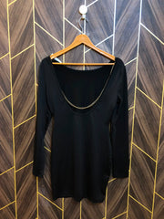 Mini Dress Jersey Small Size Chest 18 Length 33 backless