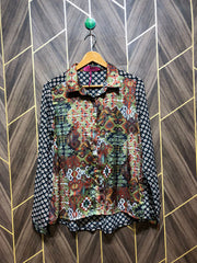 Western Top Silk – Large Size (Chest: 20, Length: 25 )