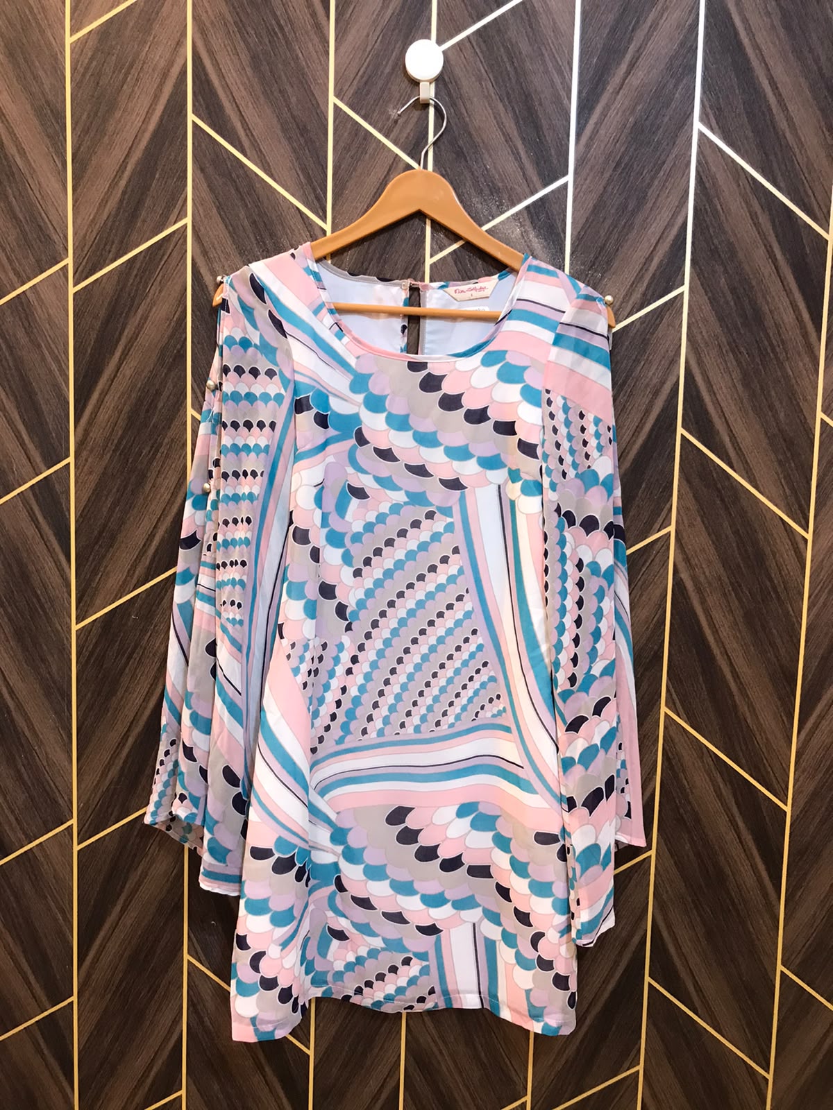 Western Top Chiffon – X-Small Size (Chest: 16 , Length: 34 )