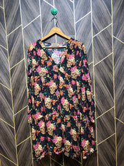Women Long Shirt Linen X Large | Chest 21 | Length 34