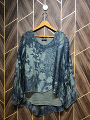 Western Top Large Chest 21 Length 27 Chiffon