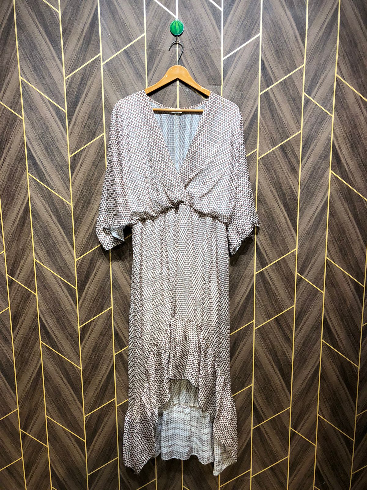 Western Long Maxi Chiffon See Through Medium | Size | Chest 19 | Length  55