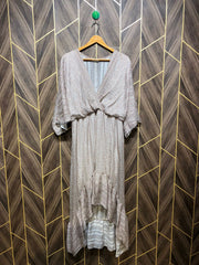 Western Long Maxi Chiffon See Through Medium | Size | Chest 19 | Length  55