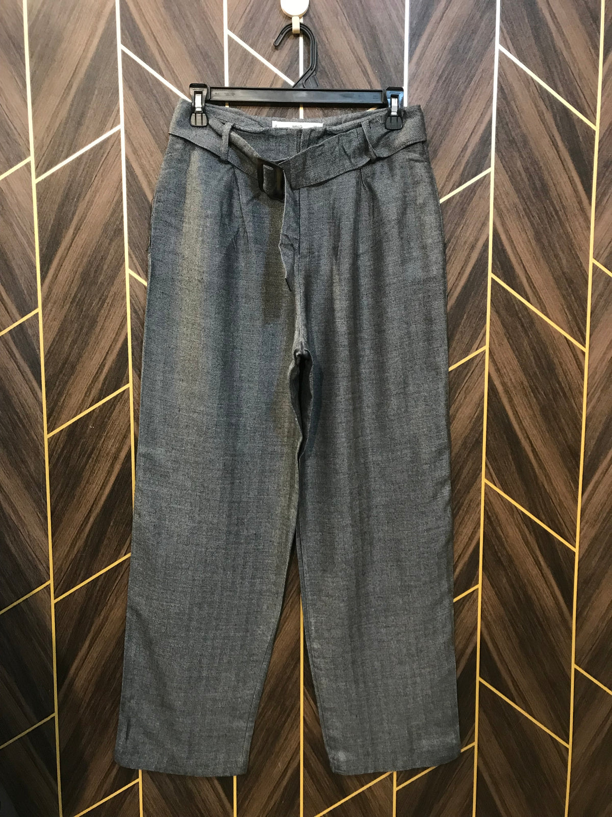 28 High Waist Belt Pent Ankle Length