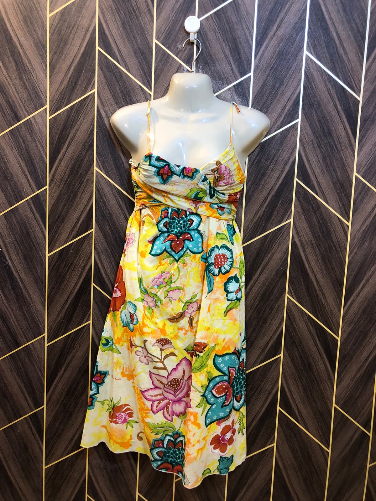 Mini Dress Cotton Small Size Chest 18 Length 38