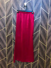 Women Silk Cord Set | Shirt Chest 16  | Shirt Length 30 | Skirt Waist 26 | Skirt Length 39