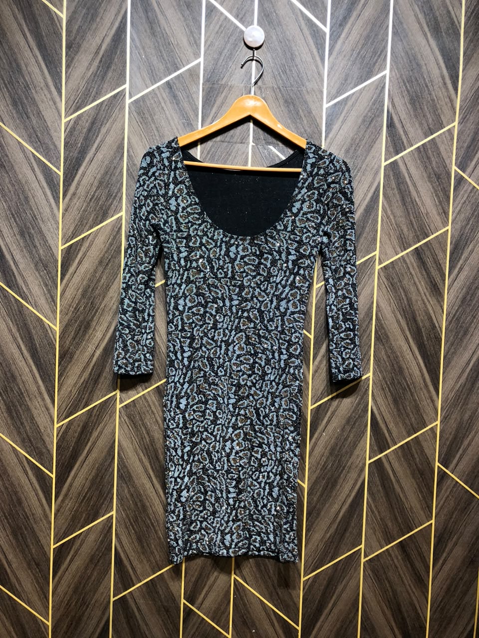 Mini Party Dress Jersey X Small Size Chest 16 Length 35