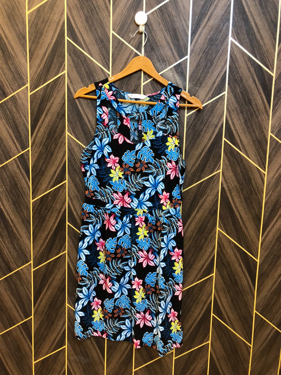 Mini Dress Linen Small Size Chest 18 Length 37