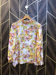 Western Top Chiffon (See Through) – Large Size (Chest: 21, Length: 24 )