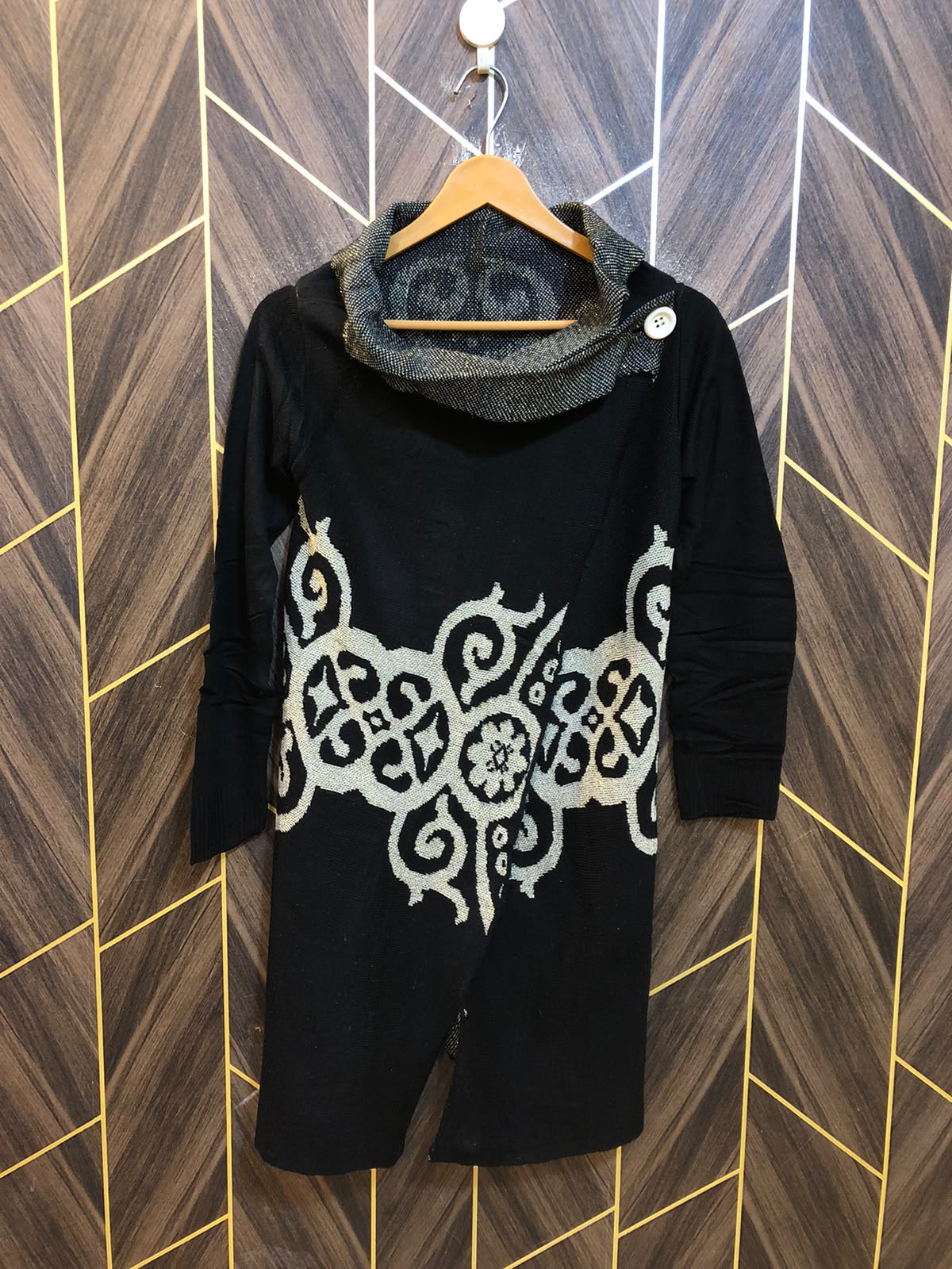 Women Wool Cardigan Sweater X Small | Size | Chest 17 | Length 33