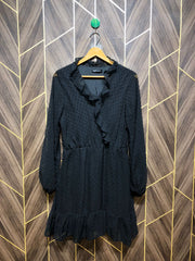 Women Long Shirt Chiffon Medium | Size | Chest 19 | Length 36