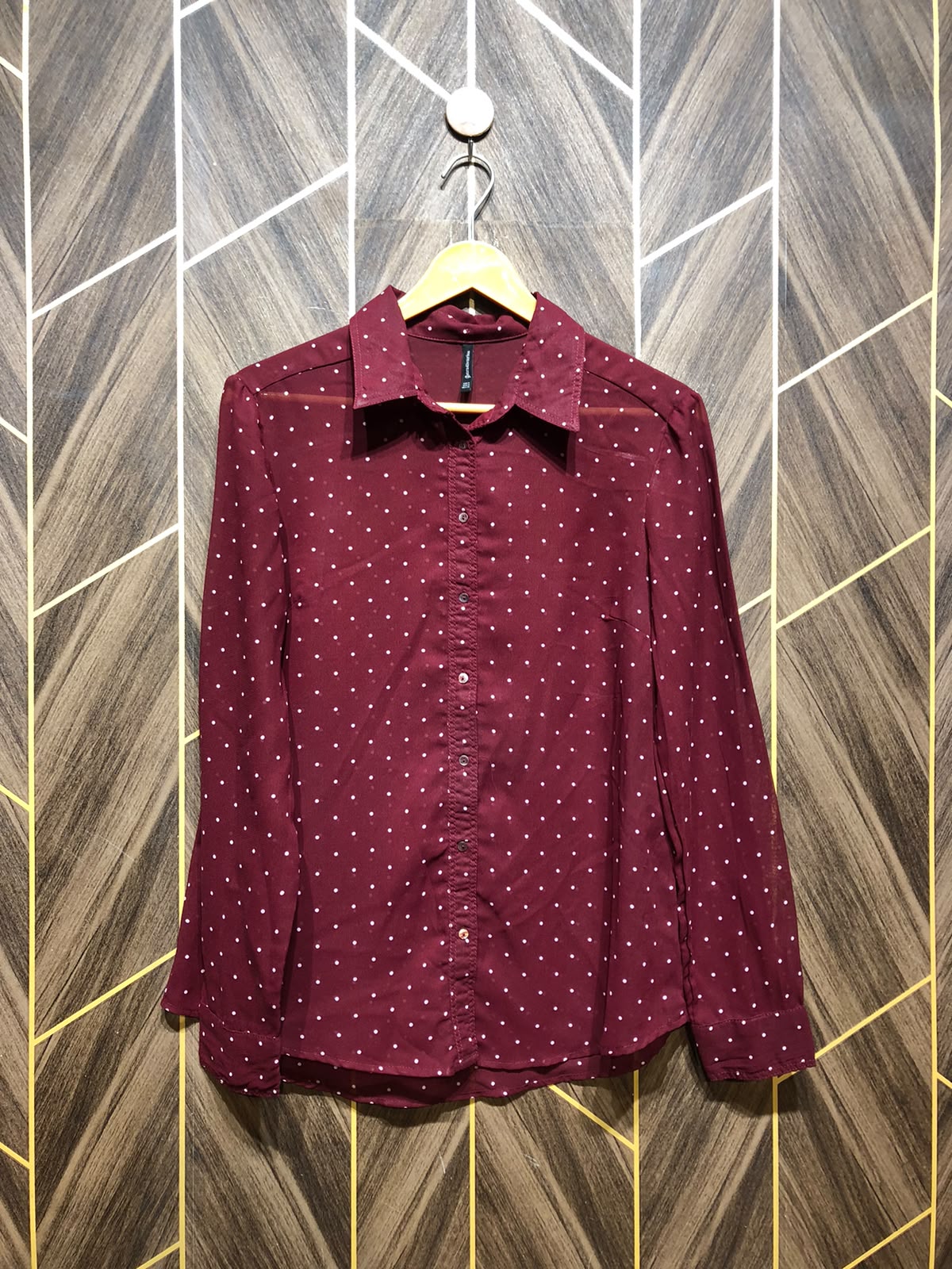 Western Top Chiffon (See Through) – Medium Size (Chest: 19, Length: 26 )