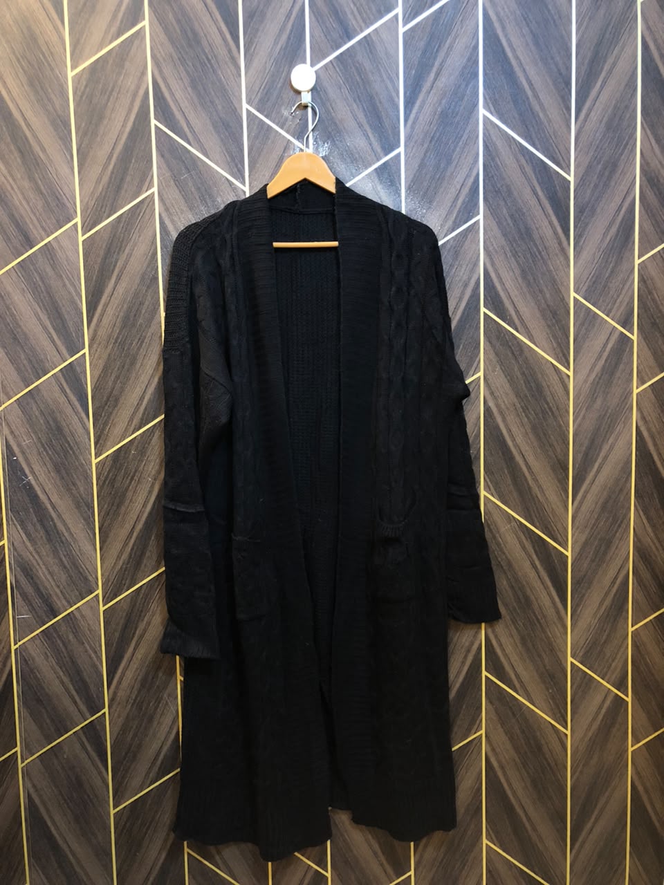 Women Wool Cardigan Sweater Medium | Size | Chest 19 | Length 44 baggy
