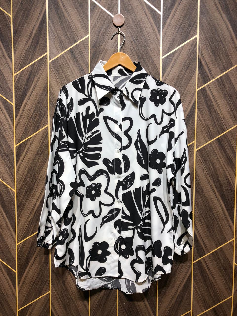 Western Top Chiffon – X1-Large Size (Chest: 22 , Length: 31)  baggy