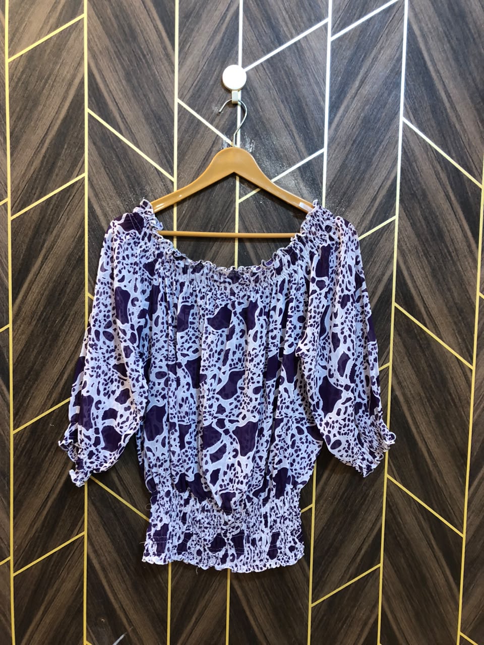 Western Top Chiffon – Medium Size (Chest: 19, Length: 24 )