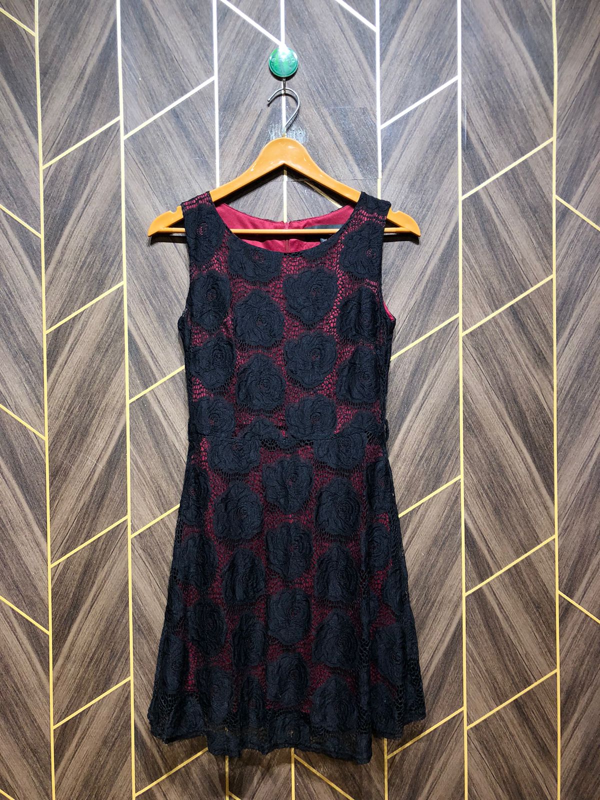 Mini Dress Jersey Net Small Size Chest 18 Length 34