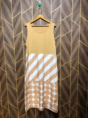 Western Long Maxi Silk  jersey  X Large | Size | Chest 21 | Length 51
