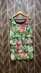 Western Top Chiffon jersey  – X-Large Size (Chest: 22 , Length: 34  )