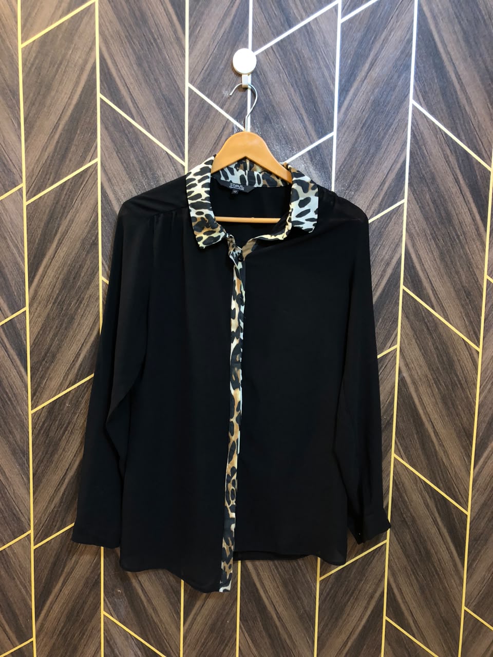 Western Top Chiffon (See Through) – Large Size (Chest: 20, Length: 29 )