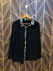 Western Top Chiffon (See Through) – Large Size (Chest: 20, Length: 29 )
