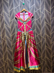 Western Long Maxi Silk jersey  Medium | Size | Chest 19 | Length 58