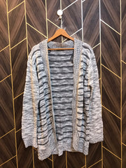 Women Wool Cardigan Sweater Large | Size | Chest 20 | Length 35