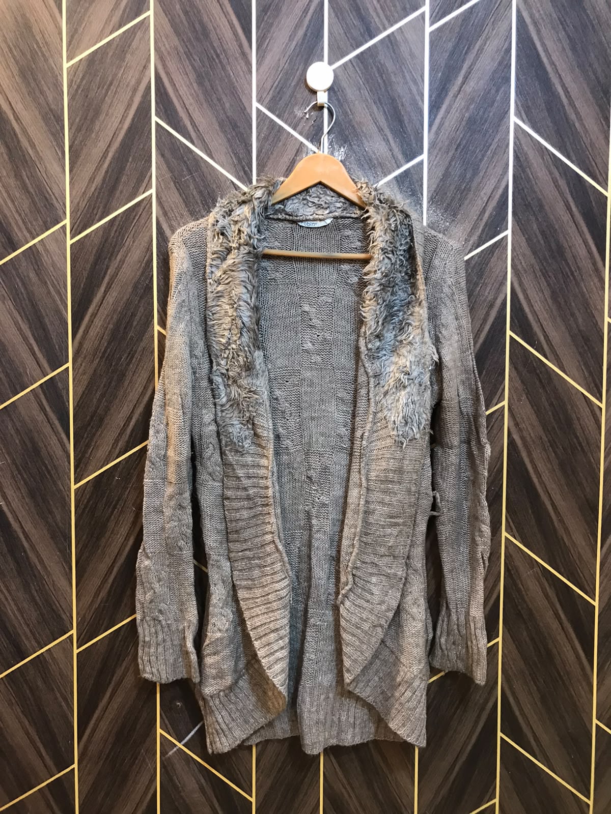 Women Wool Cardigan Sweater Medium | Size | Chest 19 | Length 34
