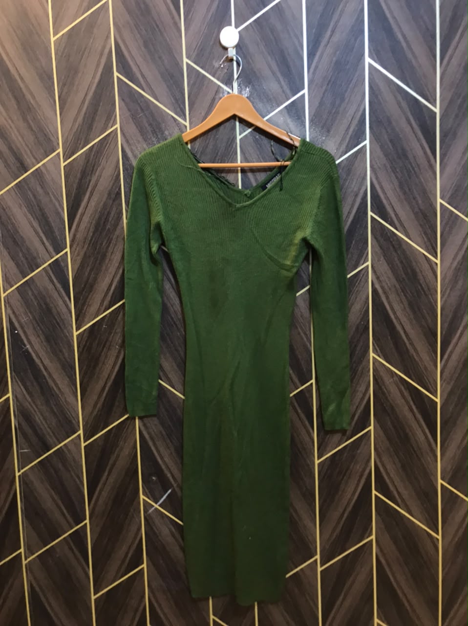 Bodycon Dress Jersey Small | Size | Chest 18 | Length 41