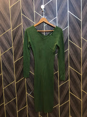 Bodycon Dress Jersey Small | Size | Chest 18 | Length 41