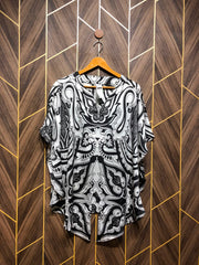 Western Top Linen – Medium to large  Size (Chest: 19 to 20 , Length: 27 butterfly style)