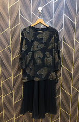 Western Long Maxi Chiffon Large | Size | Chest 20 | Length 45