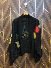 Western Top Chiffon – X-Large  shrug Size (Chest: 22, Length: 26 )