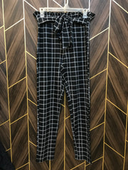 26 High Waist Belt Pent Ankle Length