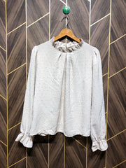Western Top Chiffon (See Through) – X-X Large Size (Chest: 26  , Length: 29 )