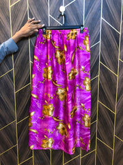Women Skirts Silk Medium | Size Waist 30 | Length 38