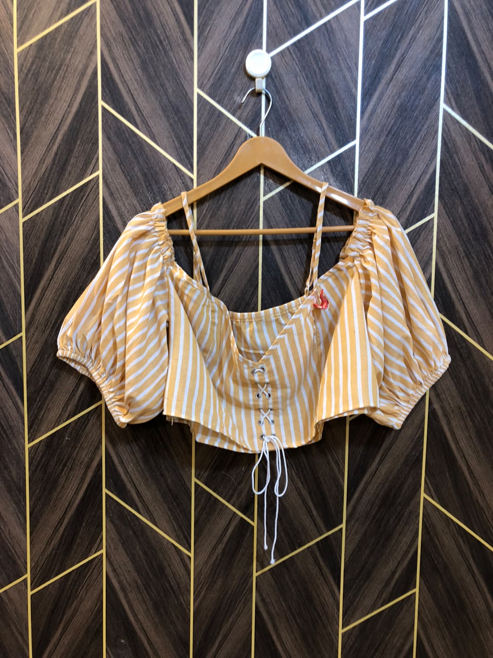 Trendy Cotton CropTop Size Large
