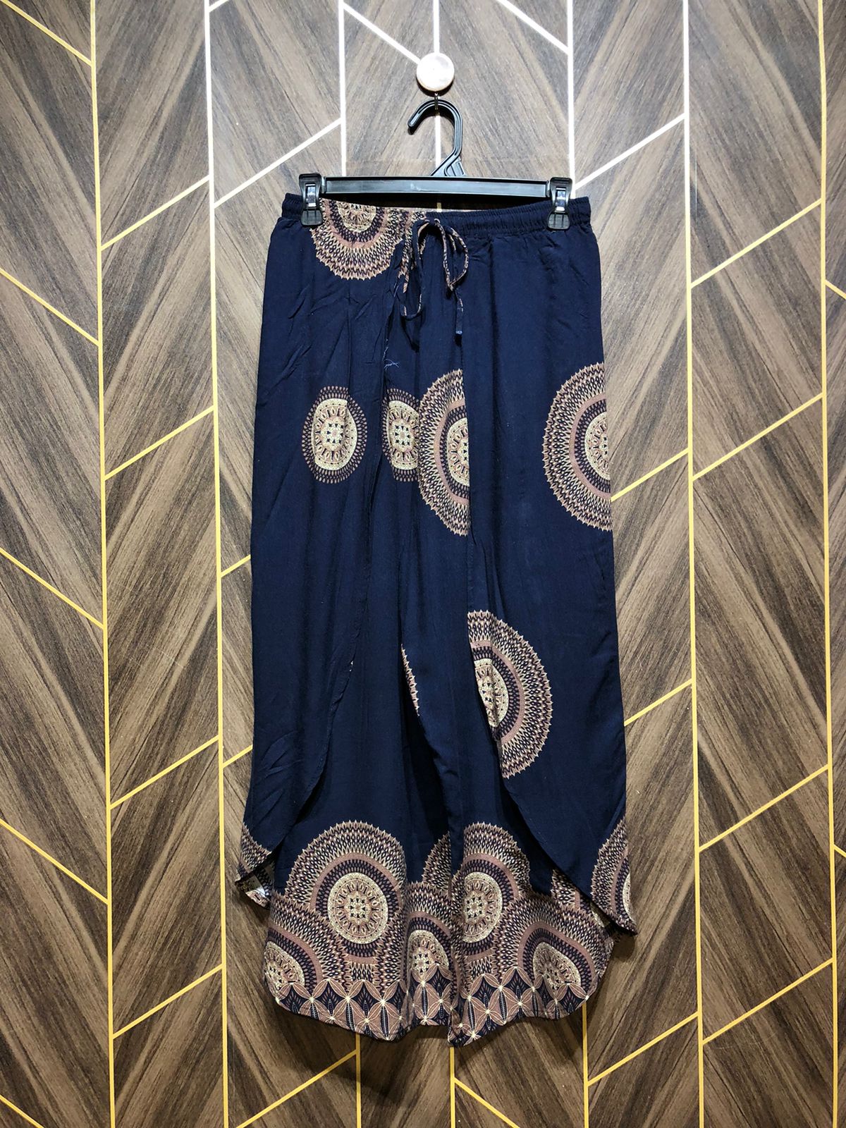 Western Linen Plazo Small | Size Waist 28 | Length 36
