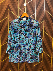 Western Top Chiffon (See Through) – Large Size (Chest: 20, Length: 26 )