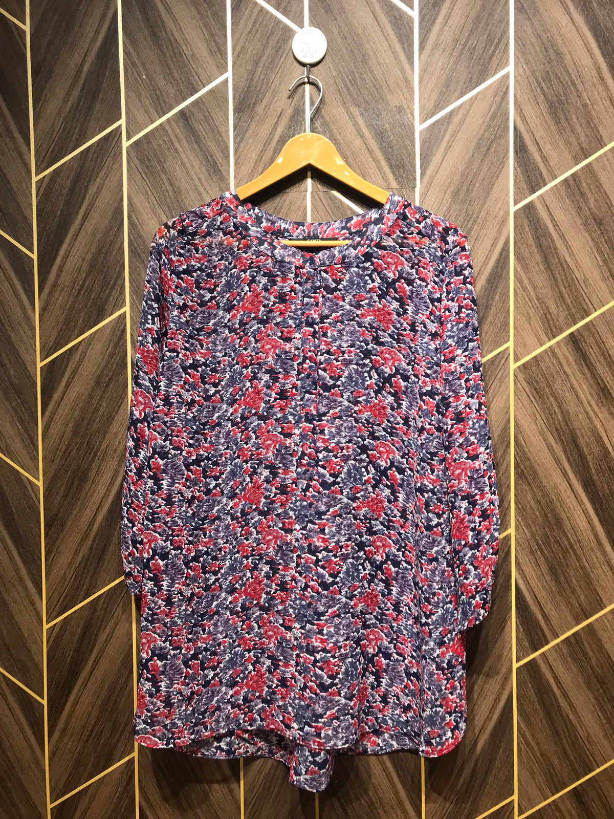 Western Top Large Chest 21 Length 28 Chiffon See through