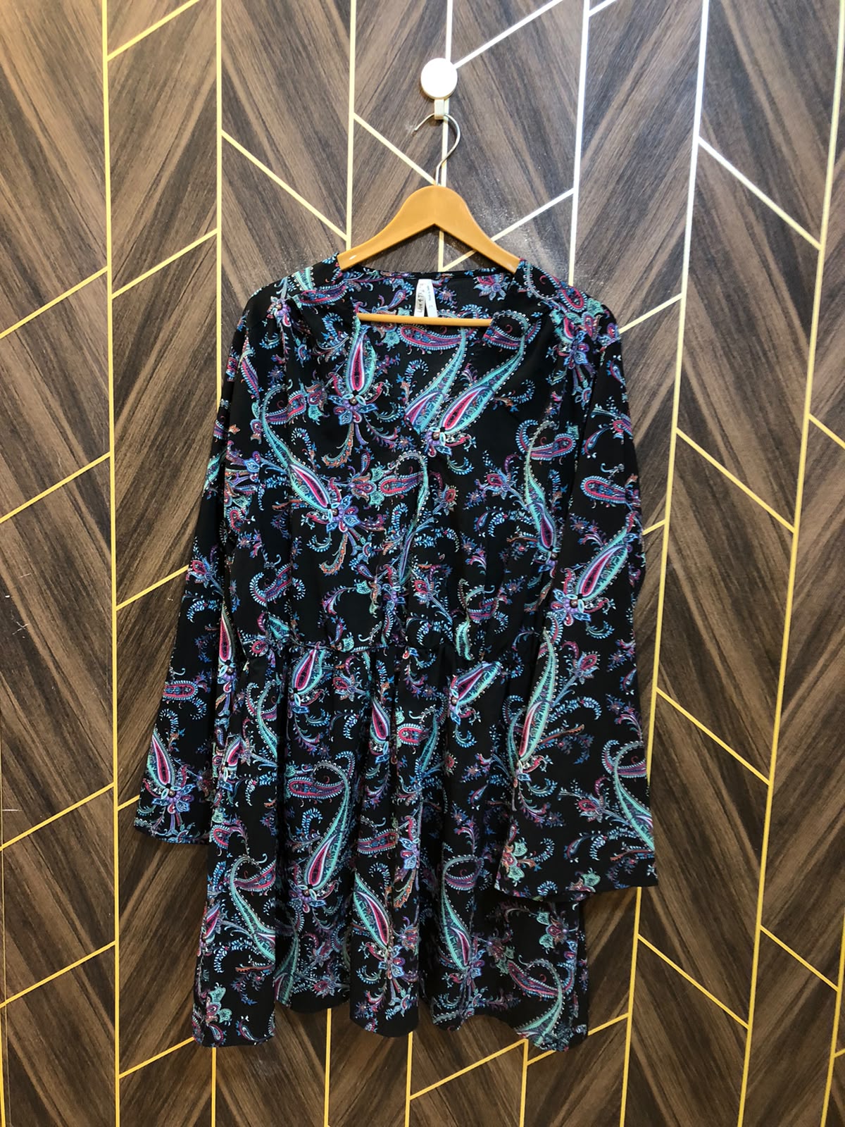 Mini Dress Chiffon 3XL Size Chest 25 Length 36
