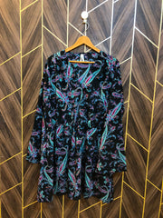 Mini Dress Chiffon 3XL Size Chest 25 Length 36