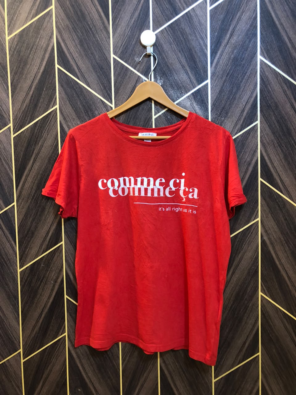 T-Shirt Jersey Large Size Length 25