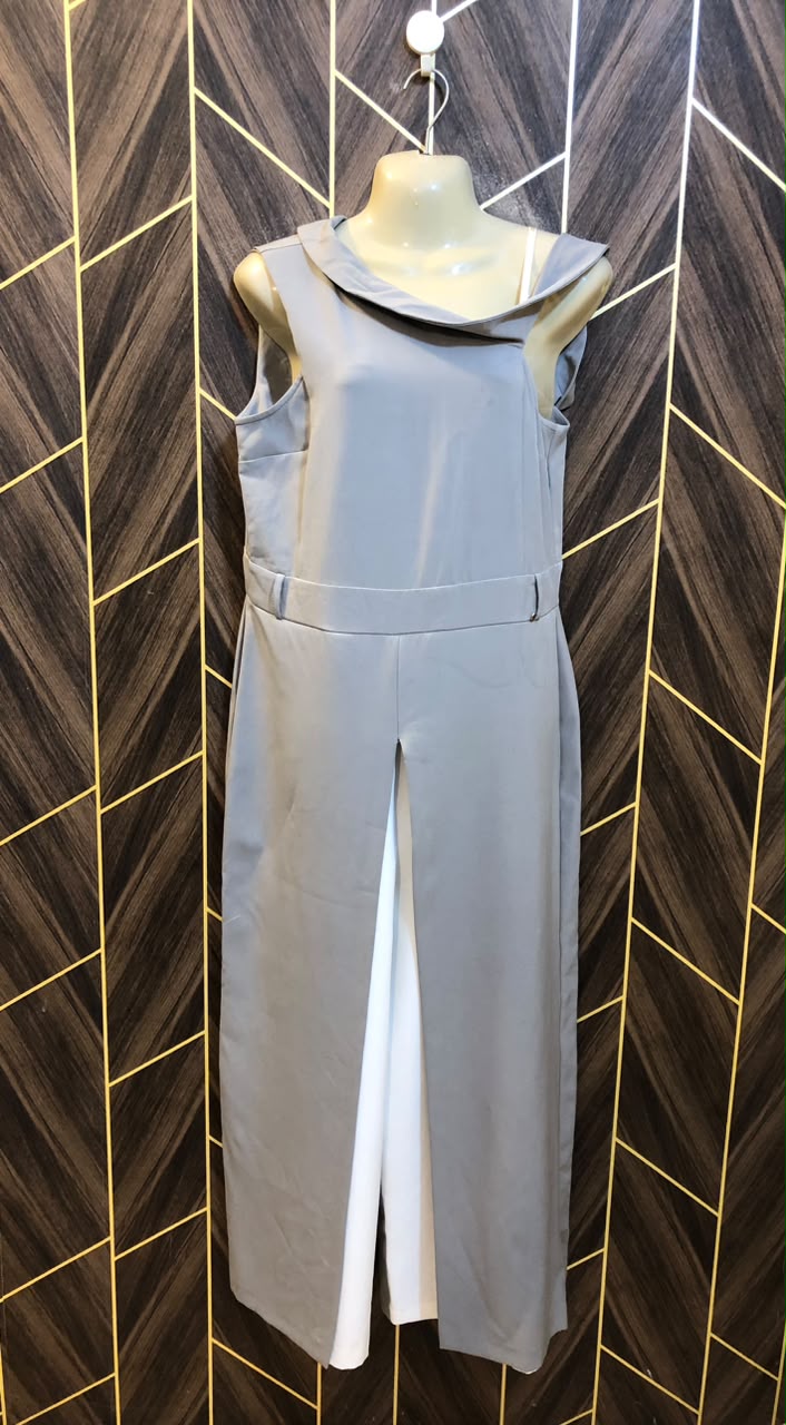 Western Wideleg Jumpsuite fabric Silk Medium | Size | Chest 19 | Length 55