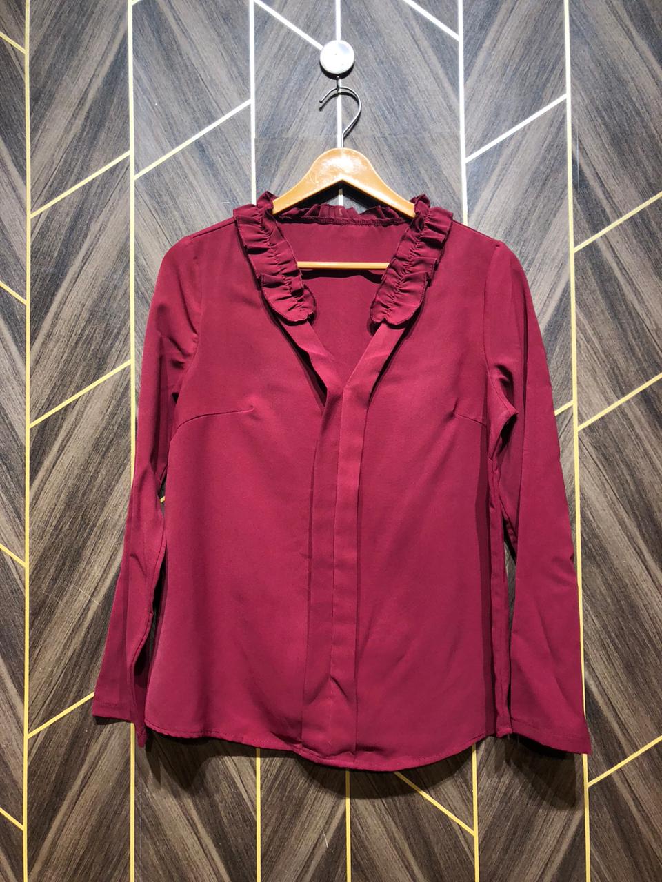 Western Top Chiffon – Medium Size (Chest: 19, Length: 25 )