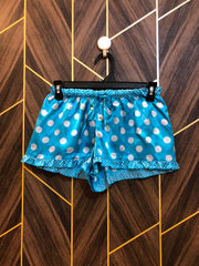 Women Mini Shorts Silk X Small to Small | Size Waist 27–28