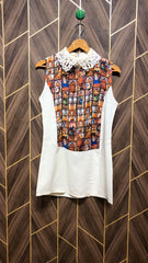 Western Top Chiffon – Small Size (Chest: 18, Length: 29 )
