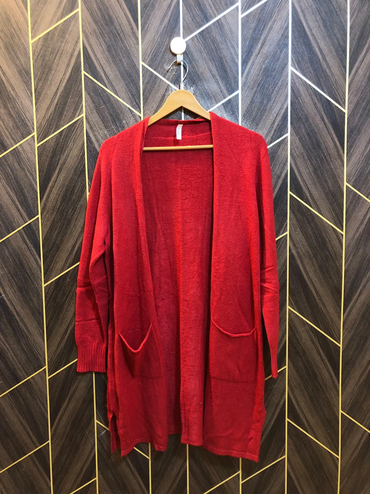 Women Wool Cardigan Sweater Medium | Size | Chest 19 | Length 34